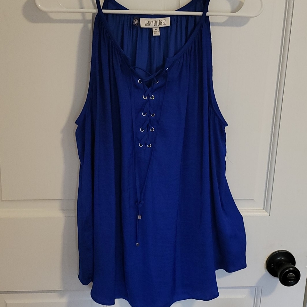 Blue ladies top